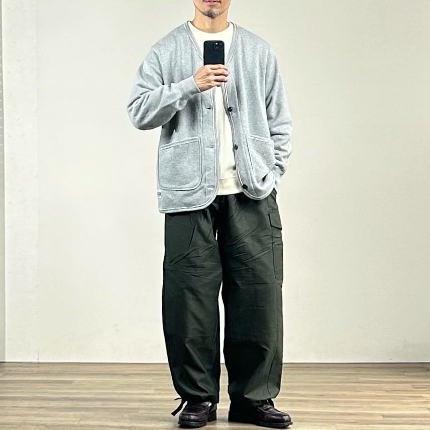 ARMY TWILL】PILE SWEAT CARDIGAN アーミーツイル 裏起毛 スウェット