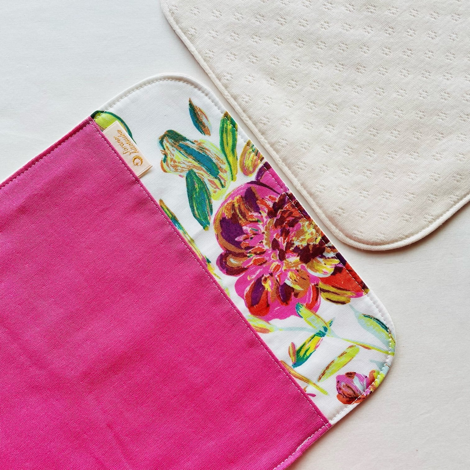 ハンカチタイプセット「濃いめピンク」