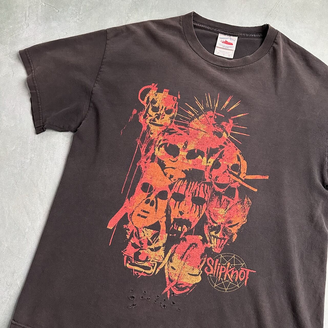 フェード・ボロ‼️】slipknot ×両面プリントTシャツ