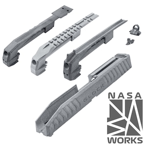 【NASA WORKS】ALIEN GLOCK スライド＆バレル3本セット(成形色グレー版)