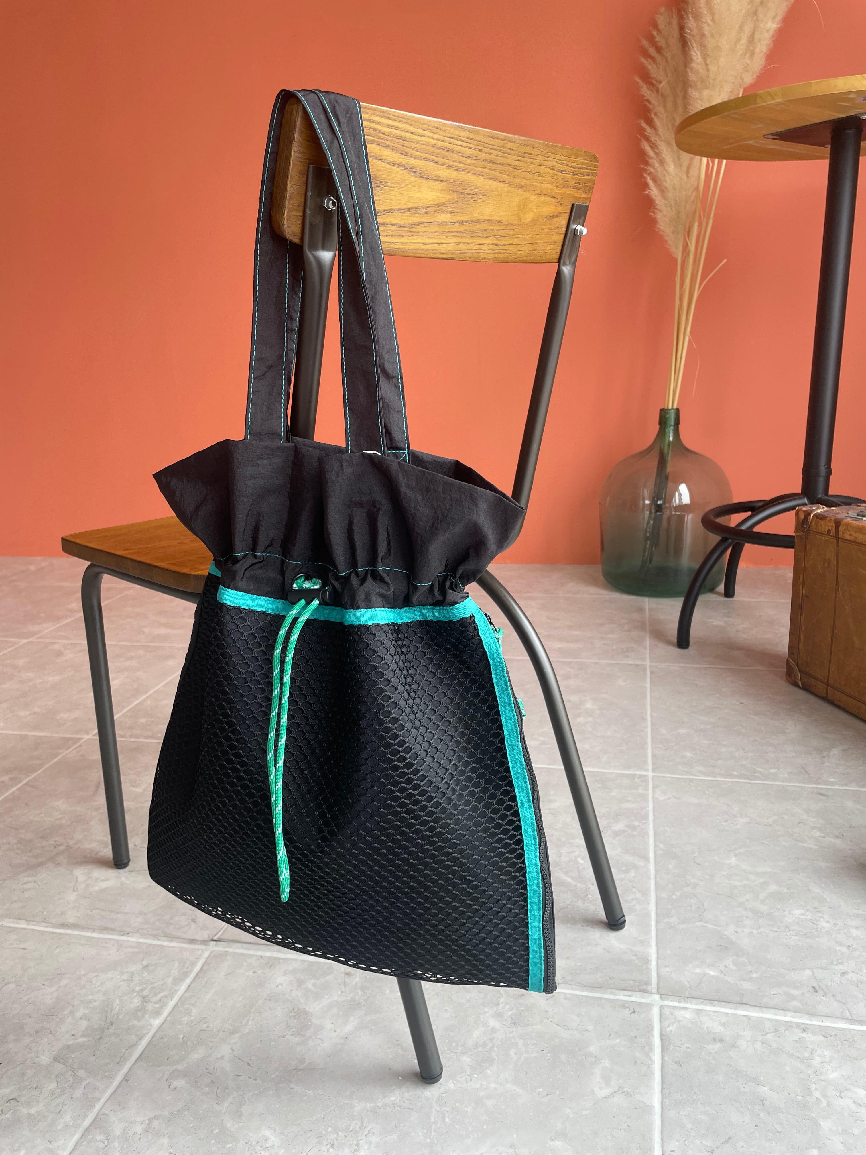 Mylanka 】メッシュポケット巾着トート | valance 福井