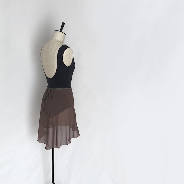 ◇"Tatiana" Ballet Wrap Skirt  -   Azuki LatteⅡ（アズキラテⅡ）