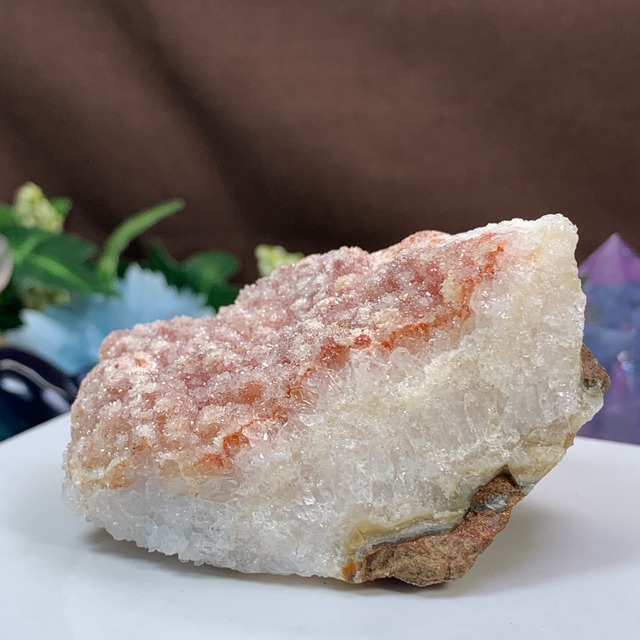 6.可愛い色合いシトリン原石クラスター