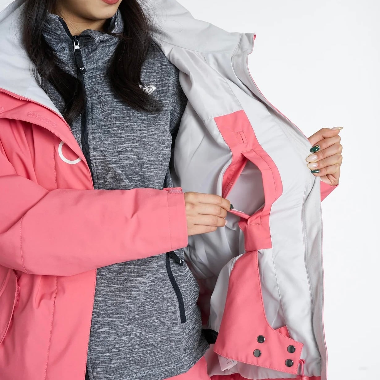 26-27 ROXY JETTY SOLID JK ROSE ジェッティ ソリッド ジャケット