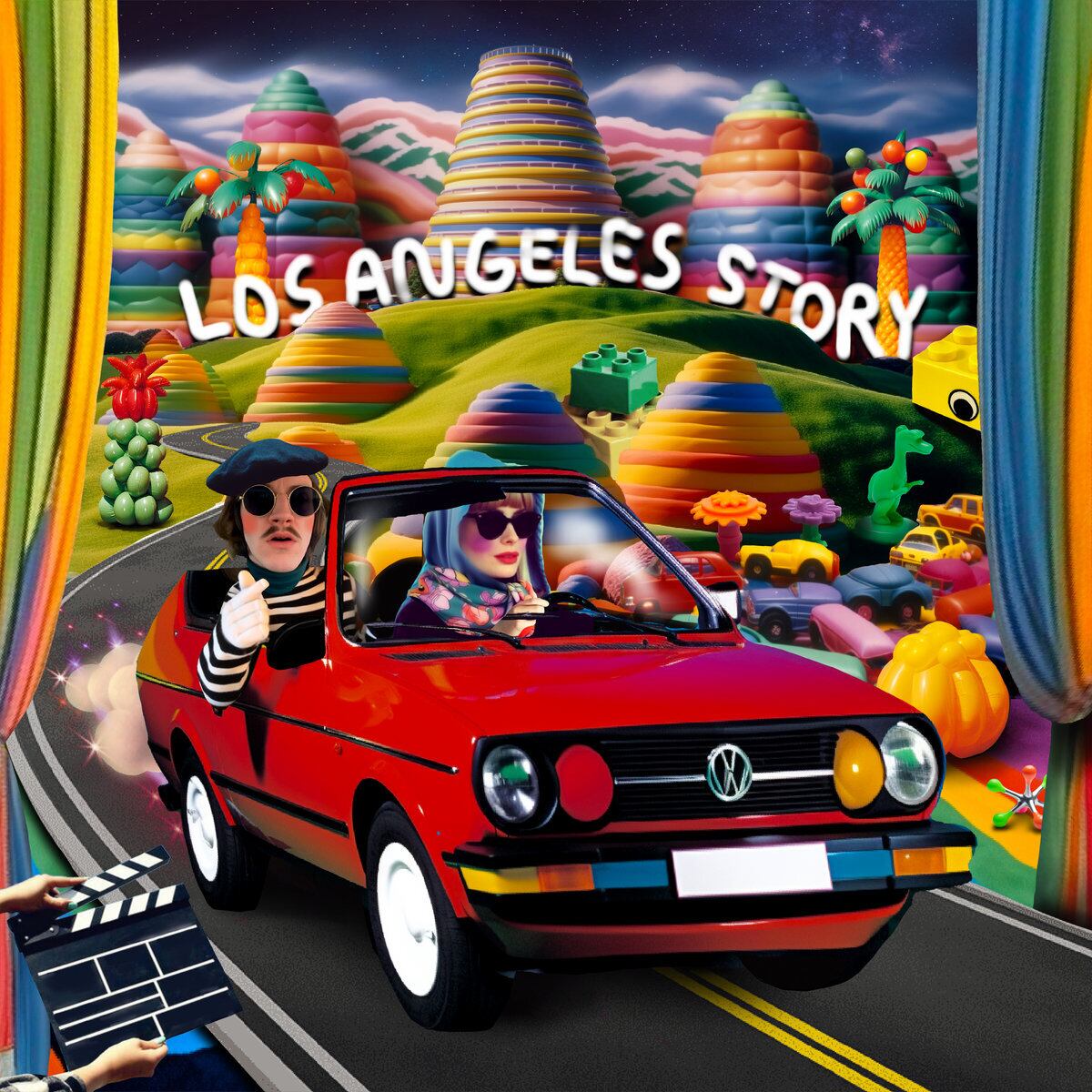 Paul Cherry（feat. Kate Bollinger）/ Los Angeles Story（Ltd 12inch Red & Black Swirl LP）