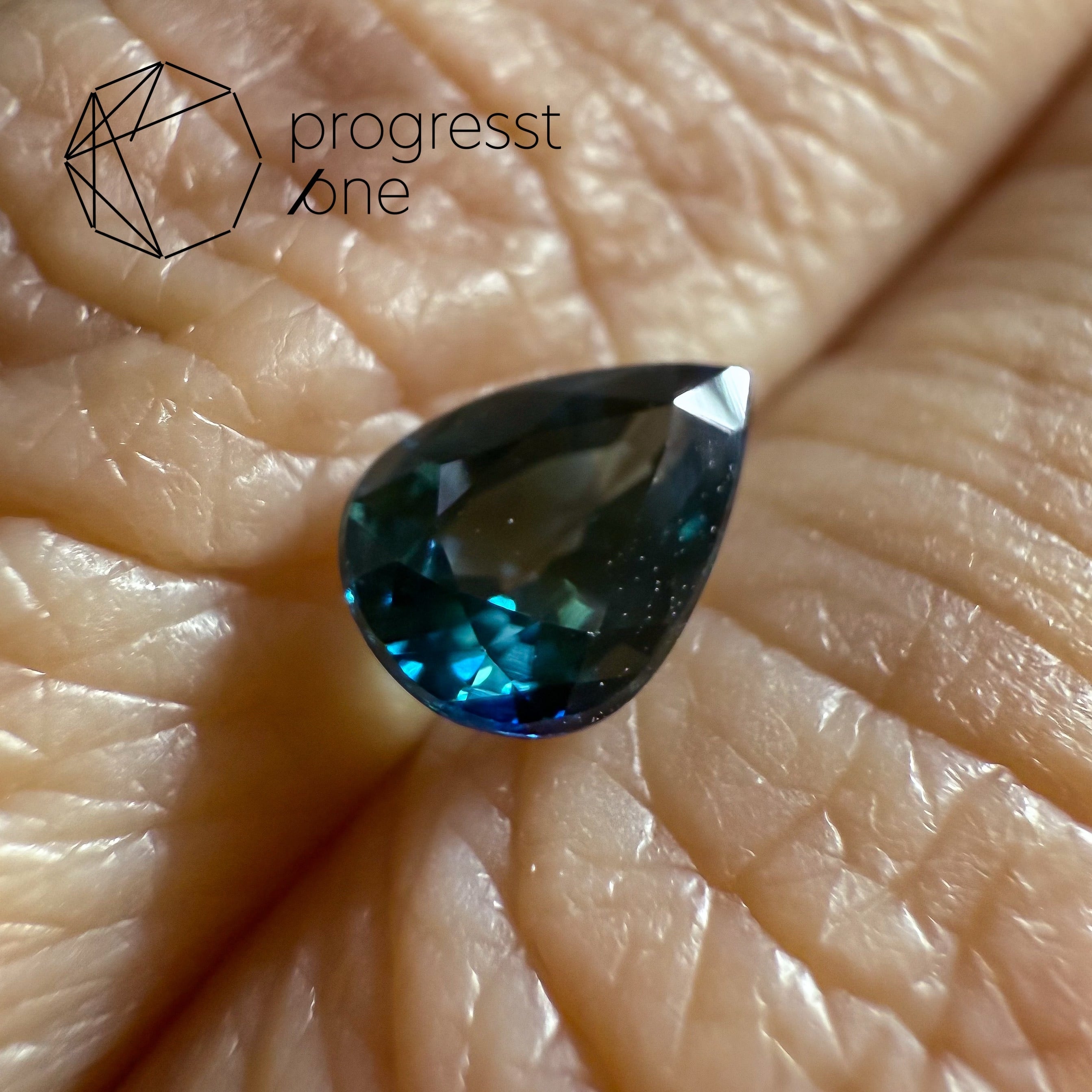 t*u様 値下げしました！！！モンタナサファイア0.10ct Pt900 オーダ モンタナサファイア0.93ct | progresstone