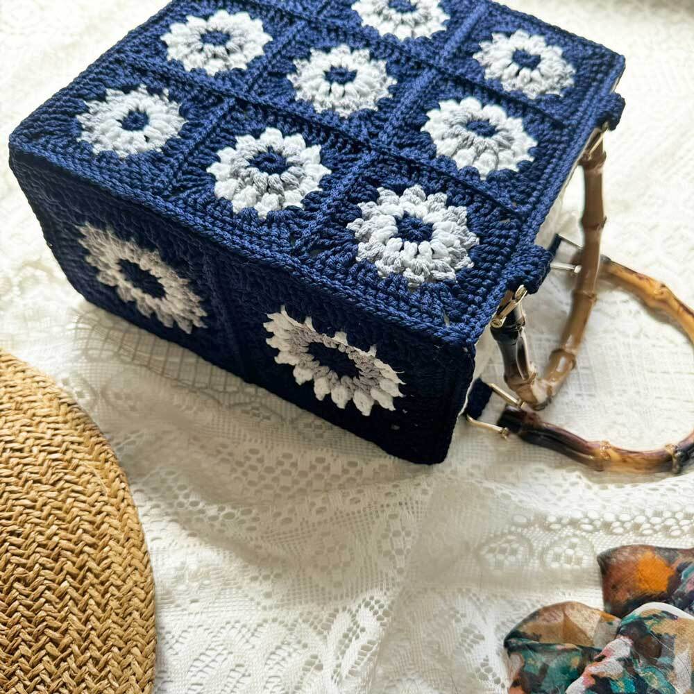 毛糸手編み バッグ (MPH11) | Naturalsoul