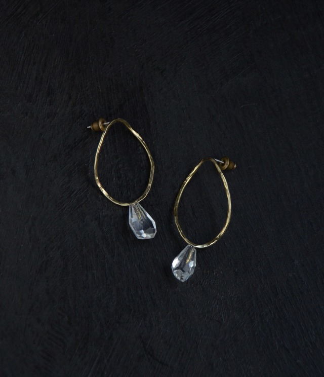 Twist / earrings - Crystal