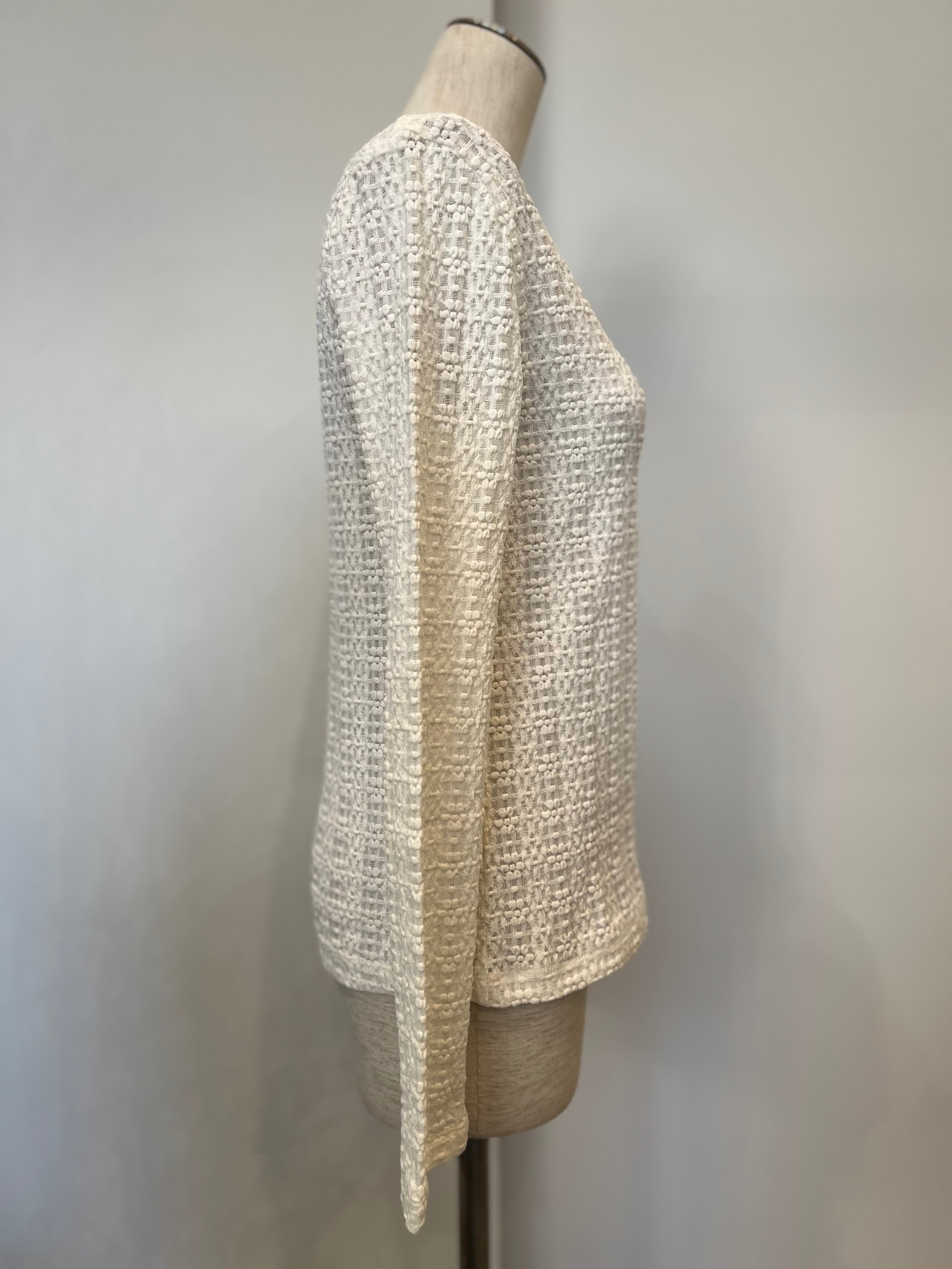 【LEMELANGE】レースヘンリーネックTee 8611002