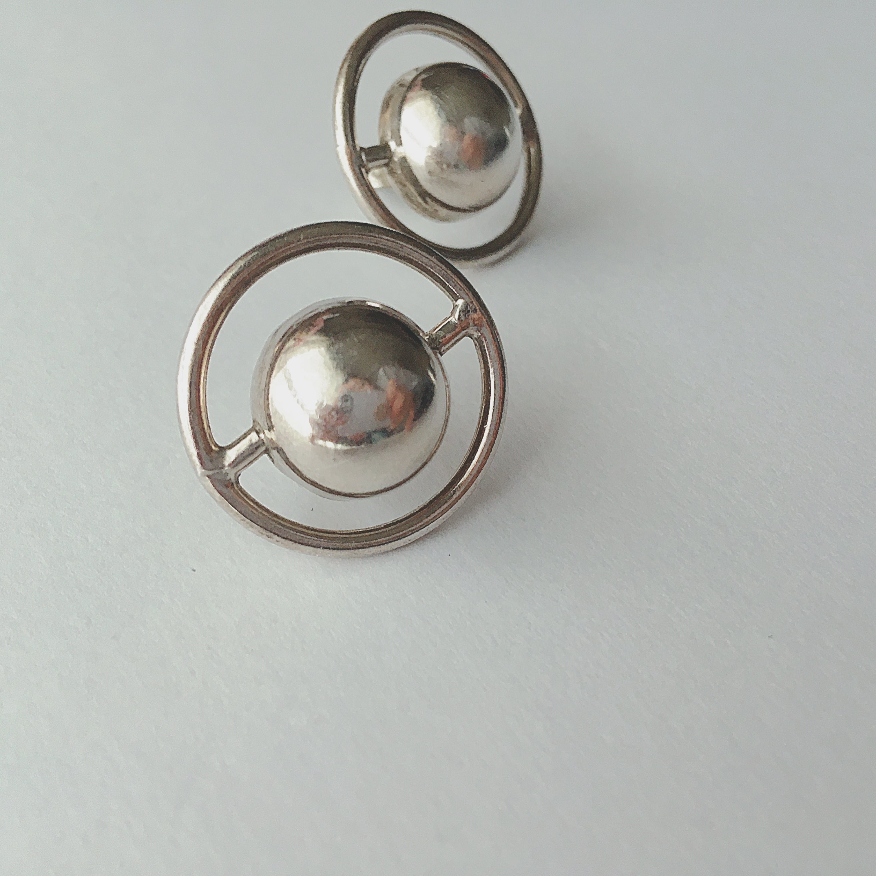 Vintage Mexico 925 sterling silver earrings ヴィンテージ メキシコ