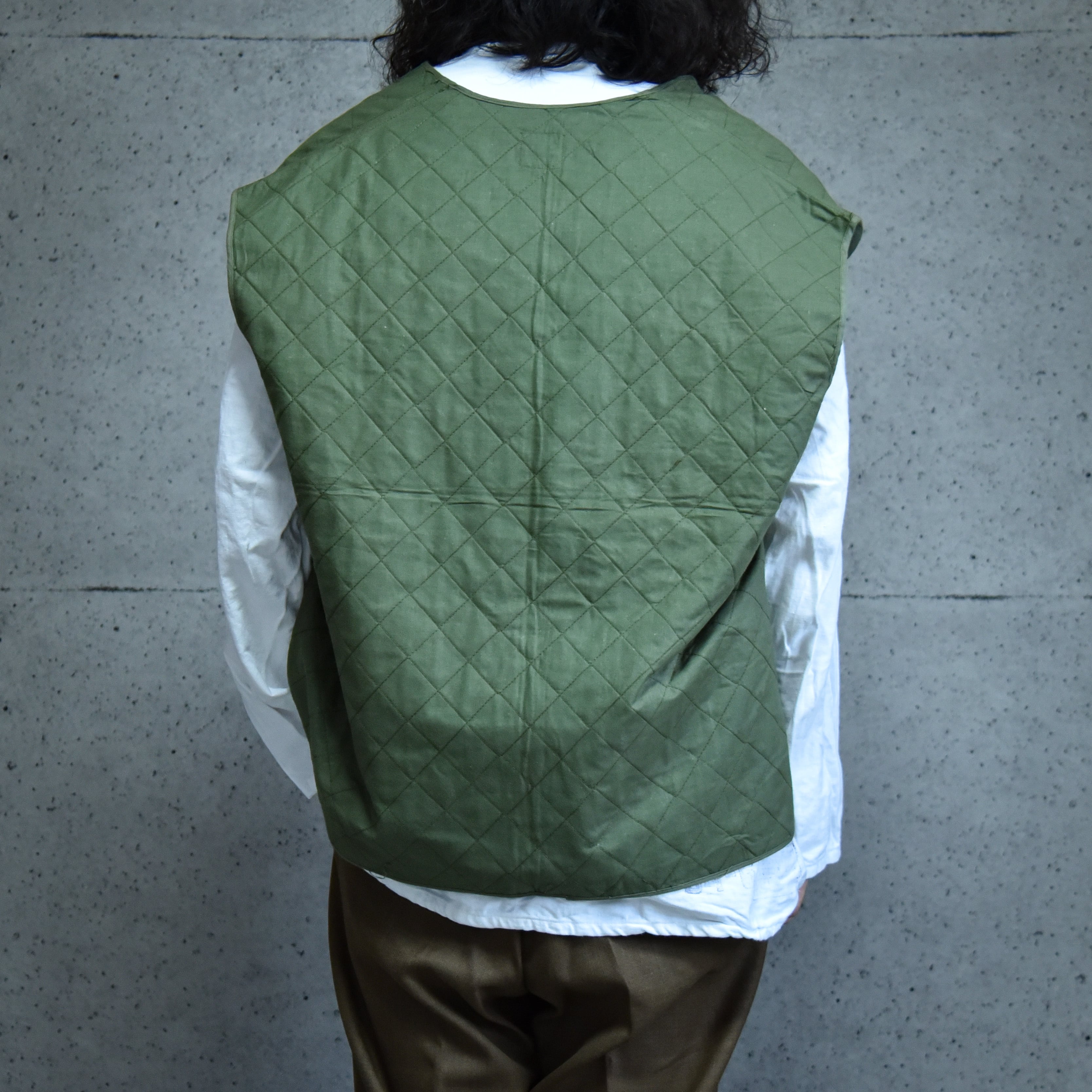 50s Belgian Army Quilting Liner Vest ベルギー軍 キルティング 