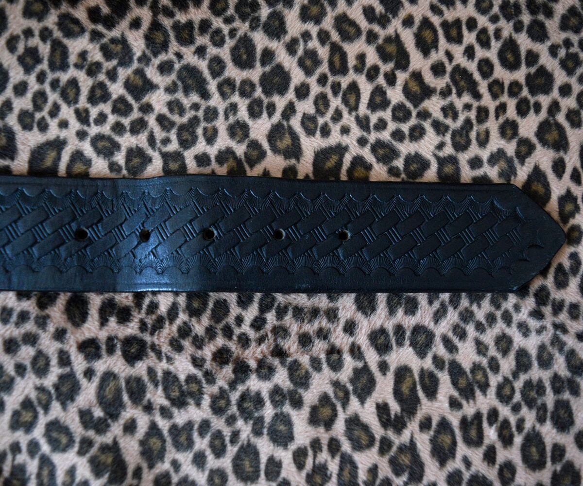 JAY-PEE LEATHER BASKET WEAVE BELT 32 | SECOND TIME GLORY