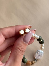 bracelet |  jade×pearl［GB038］