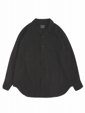 Li. Co. Poplin Open Collar Shirt