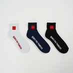 BOKU HA TANOSII ／ BOKUTANO SOCKS "LOGO Short"