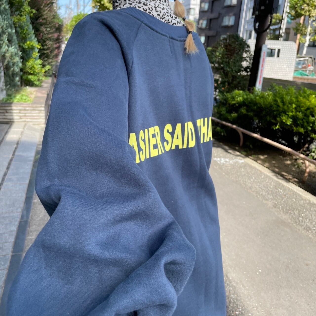 バックプリントプルオーバースウェットロングワンピース_LN0229