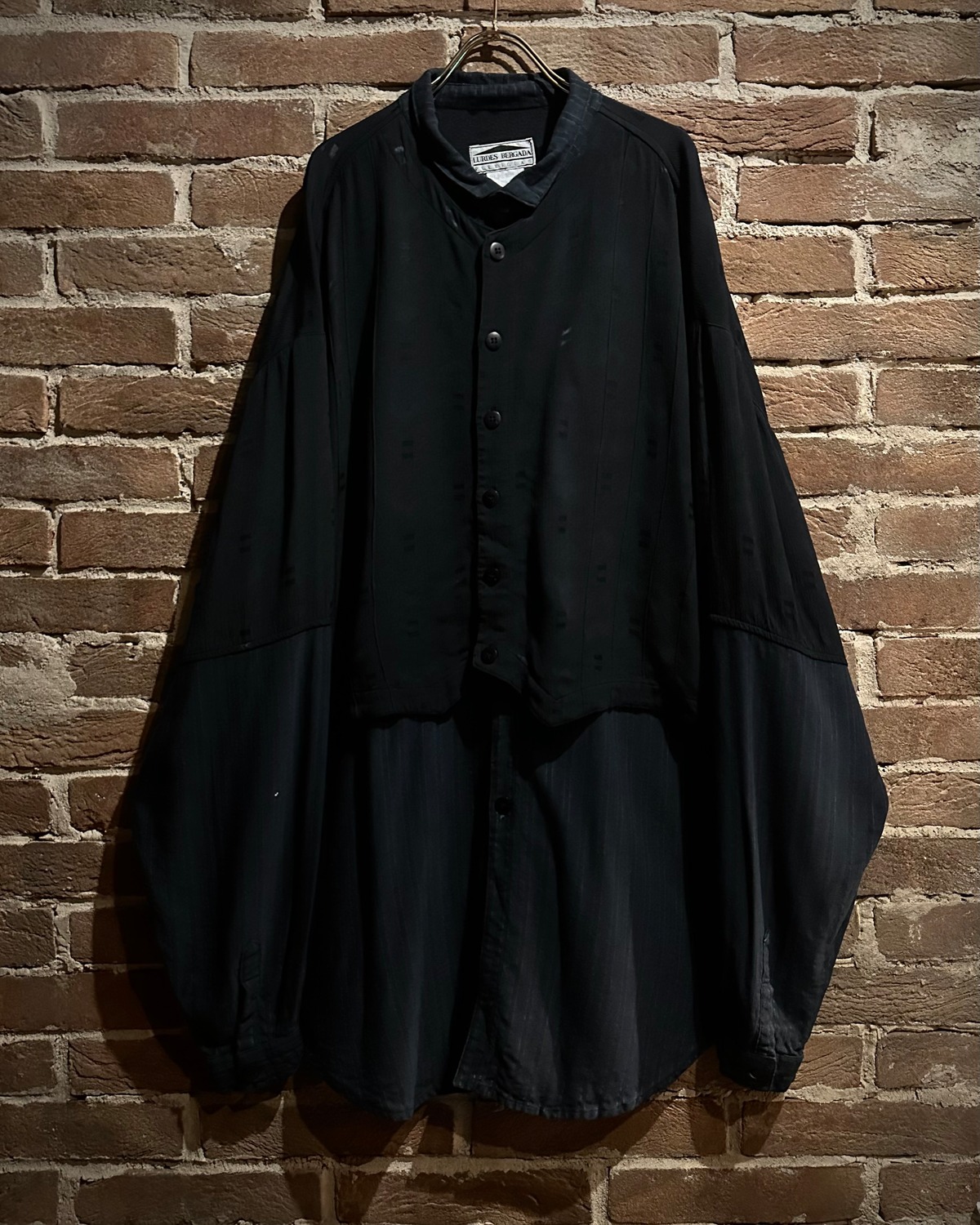 【Caka act3】Layered Design Vintage Loose L/S Shirt | Caka(カカ）下北沢古着屋、セレクトショップ