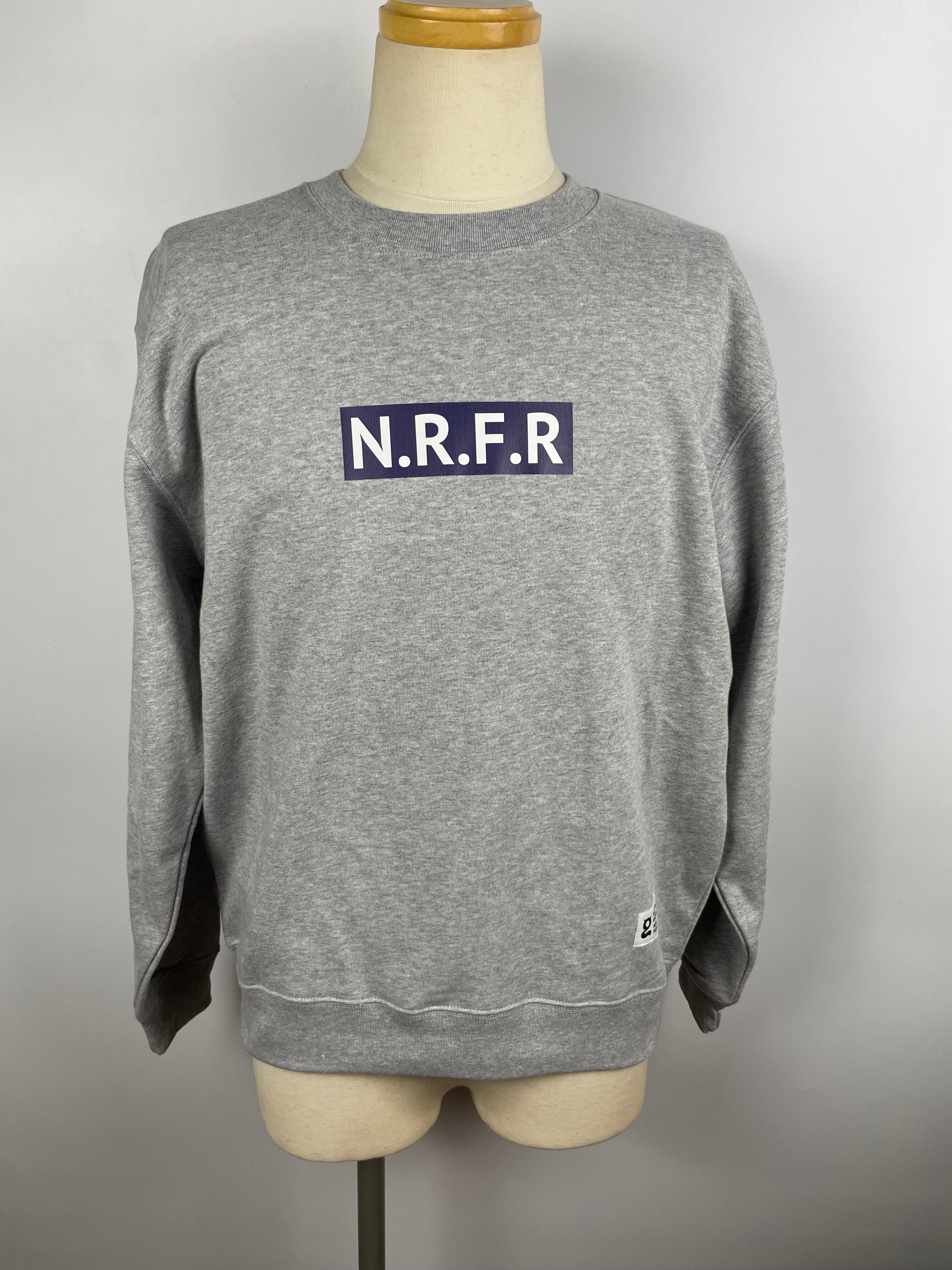 PEGA-PEGA  　" N.R.F.R"　NAVY　スウェット(パイル地）