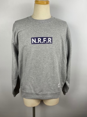 PEGA-PEGA  　" N.R.F.R"　NAVY　スウェット(パイル地）