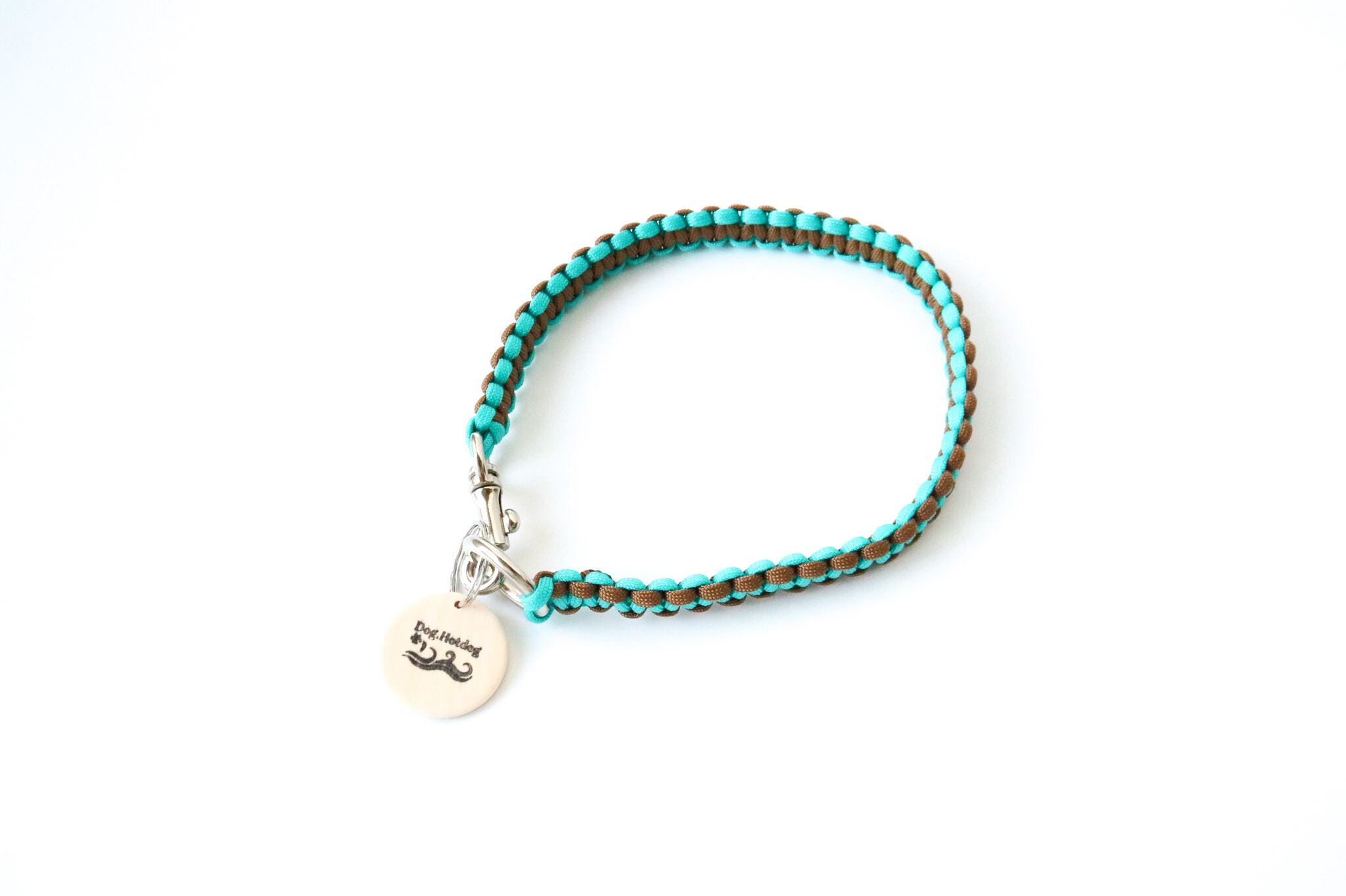 チョコミント 迷子札チョーカー | Dog.Hotdog