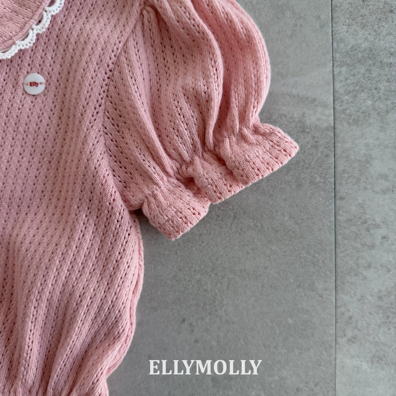 [ELLYMOLLY] Atelier Puff Collar Tee +fee2 / [엘리몰리] 아틀리에퍼프카라티