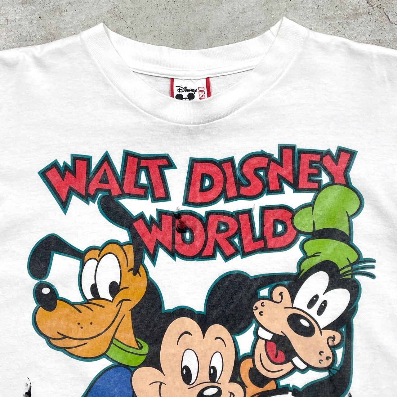 ディズニーワールドヴィンテージTシャツキャラクター総勢ミッキーマウス, image size:1280x1280