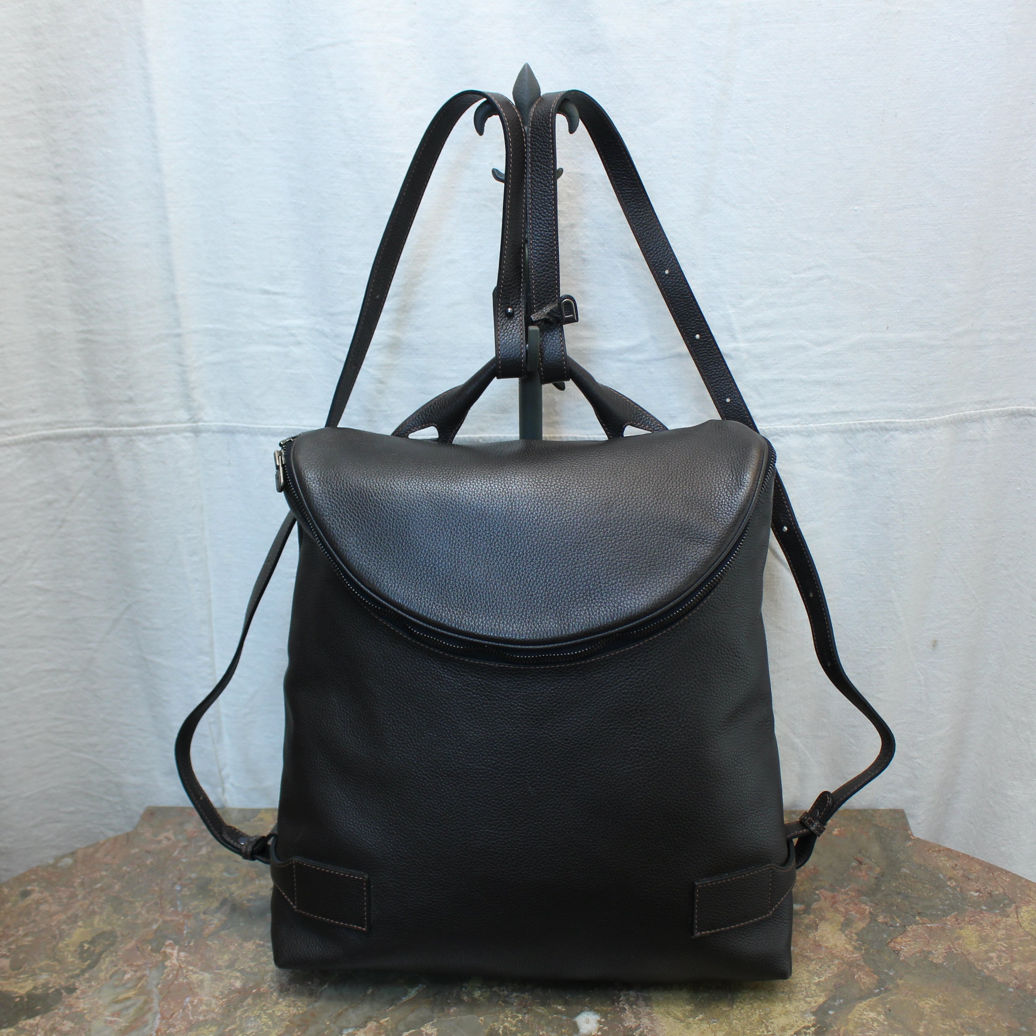 2000000003993 DELVAUX LEATHER RUCK SUCK MADE IN FRANCE/デルヴォー