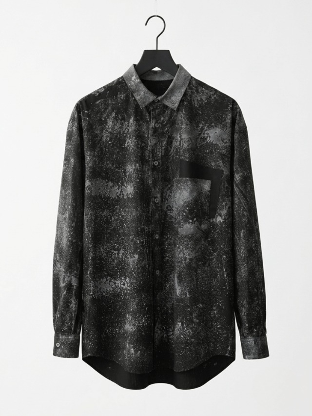 Meagratia Spray processing shirt black
