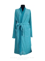 Seagreen Denizli double faced cotton Bathrobe デニズリコットンダブルフェイスバスローブシーグリーン