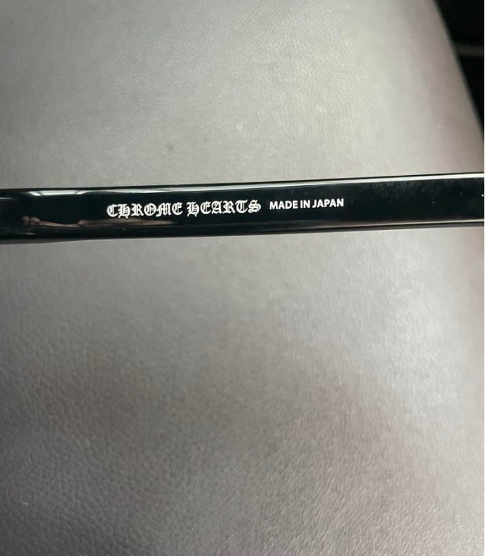 CHROME HEARTS クロムハーツ ブラックフレーム メガネ 眼鏡 | chromehearts