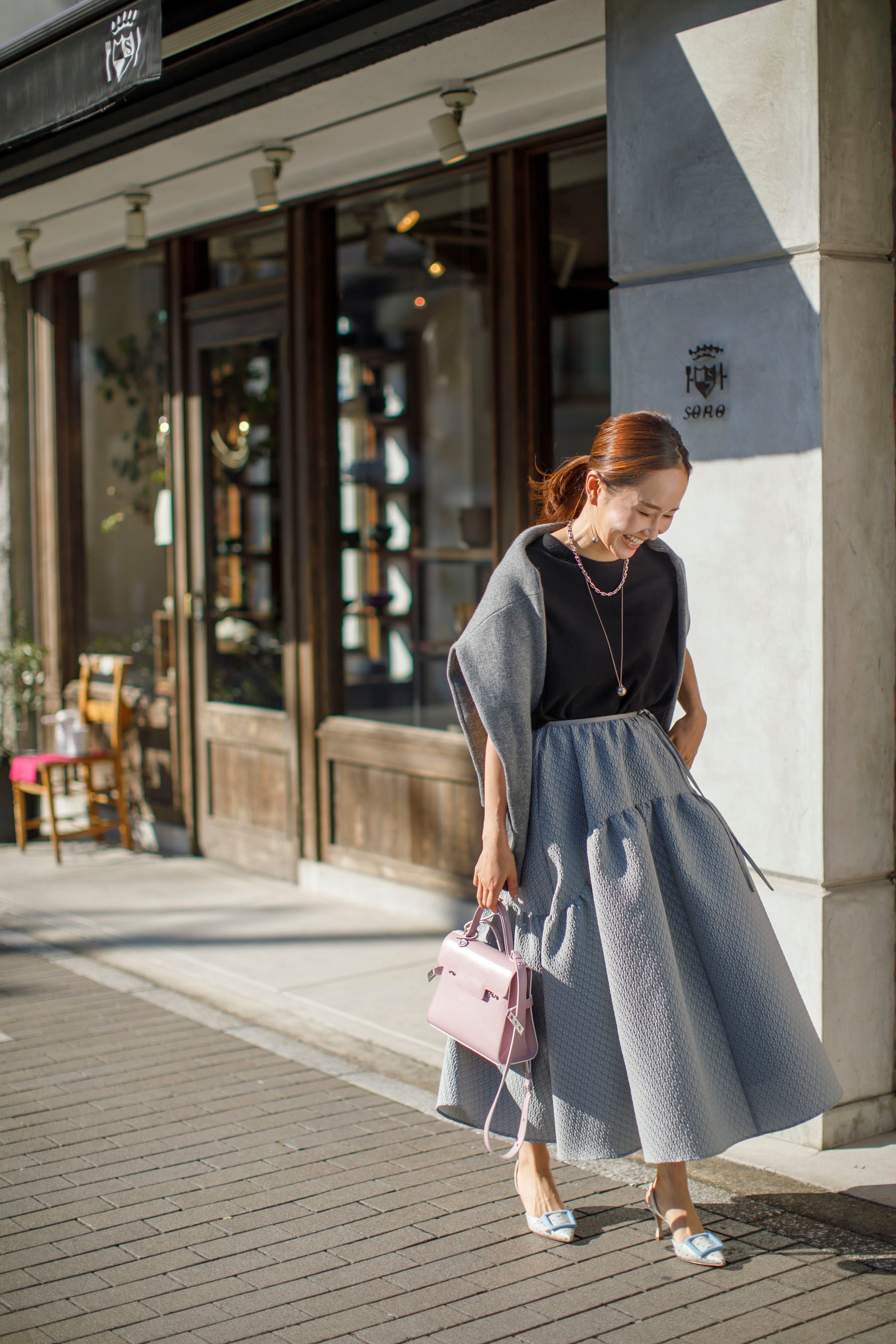 Jacquard skirt | Bluelea