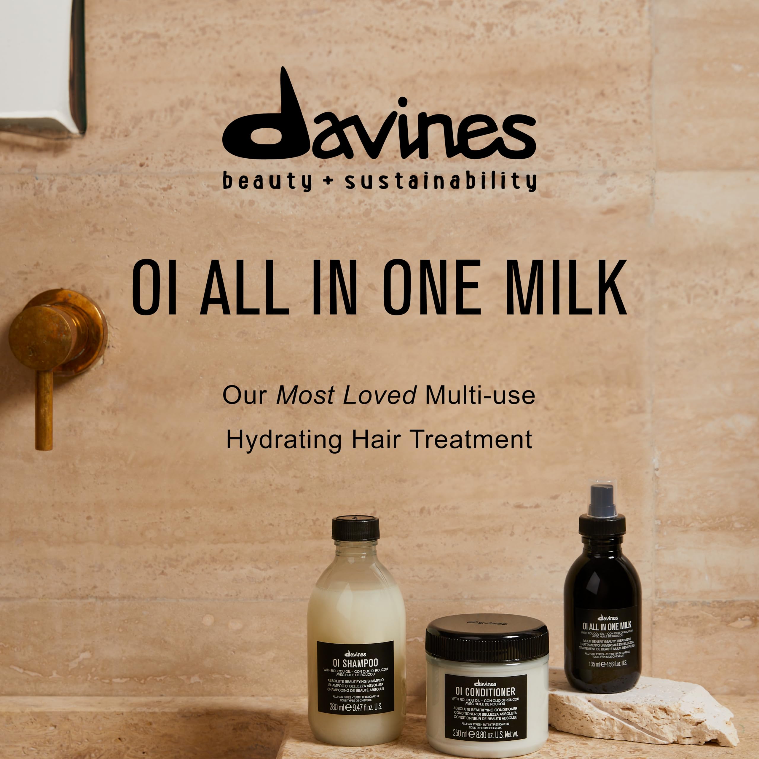 公式】 ダヴィネス オイ ミルク 135mL Davines All in one Milk