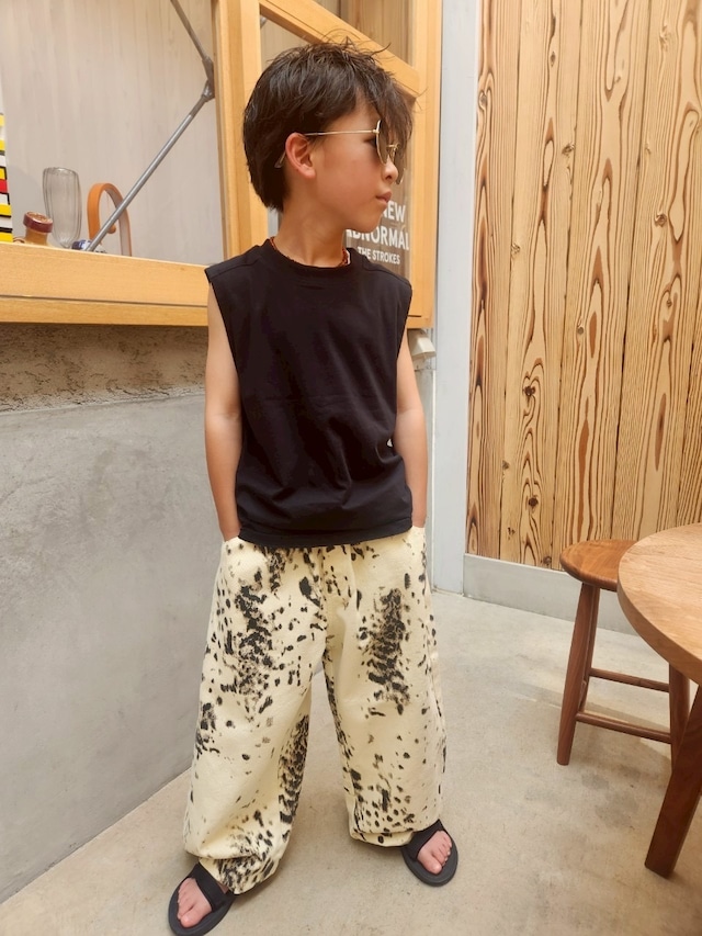 《即納》〜white leopard wide pants〜