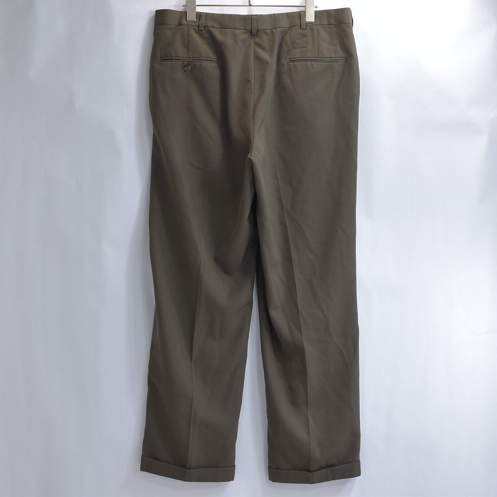 90s CITY STREETS シティストリート ワイド 3タック スラックス パンツ