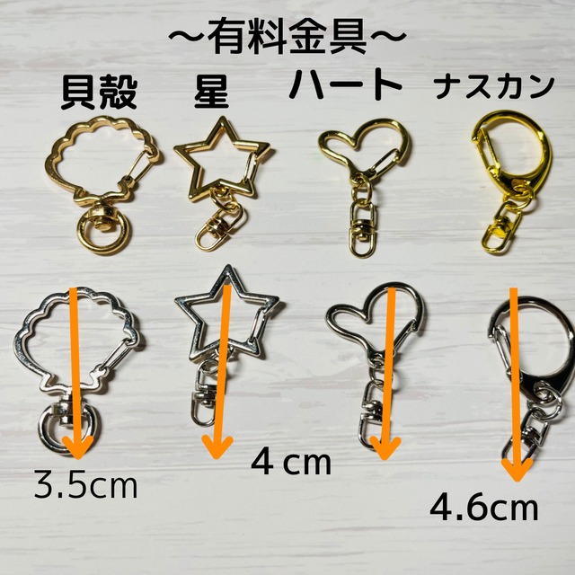 ４種のフルーツ名入れワイドチャーム　