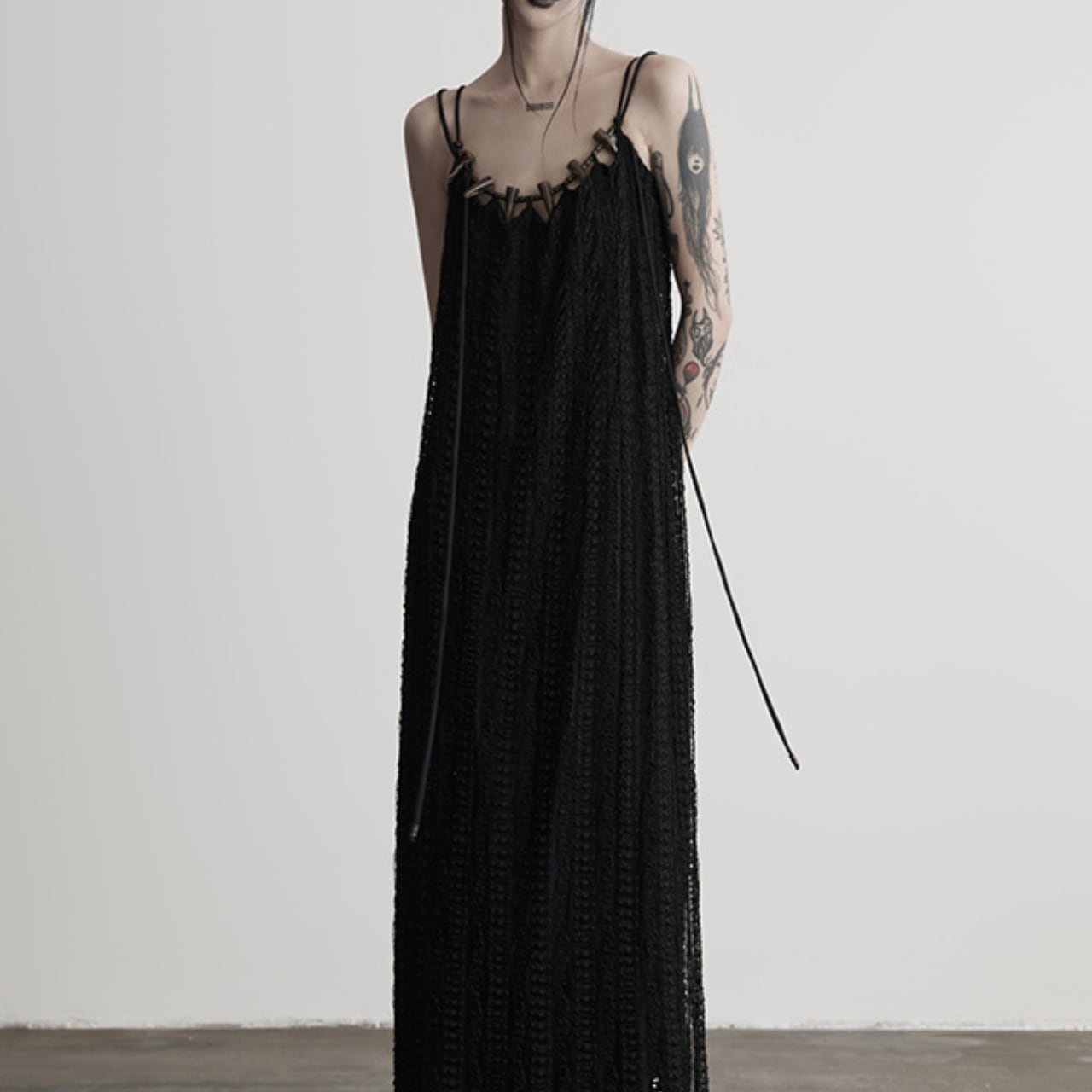 Strappy halter dress S613