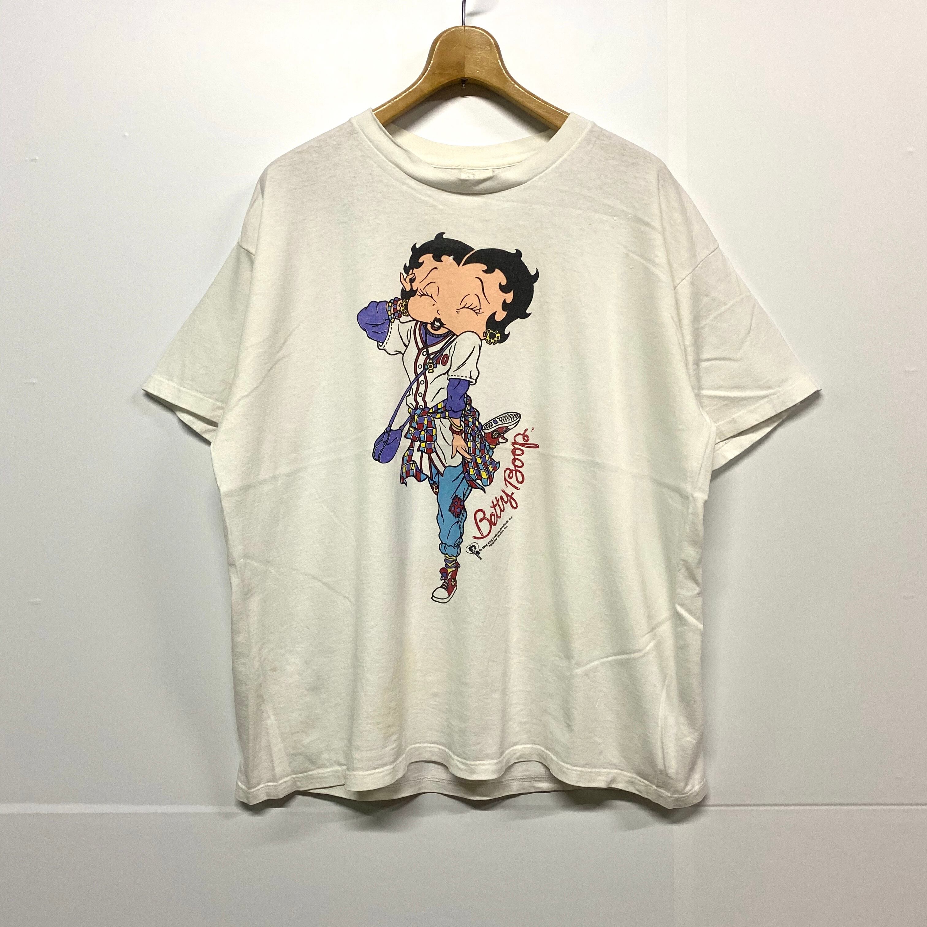 90年代 Betty Boop ベティーちゃん プリントtシャツ キャラクターtシャツ ヴィンテージ メンズl 古着 Tシャツ Cave 古着 屋 公式 古着通販サイト