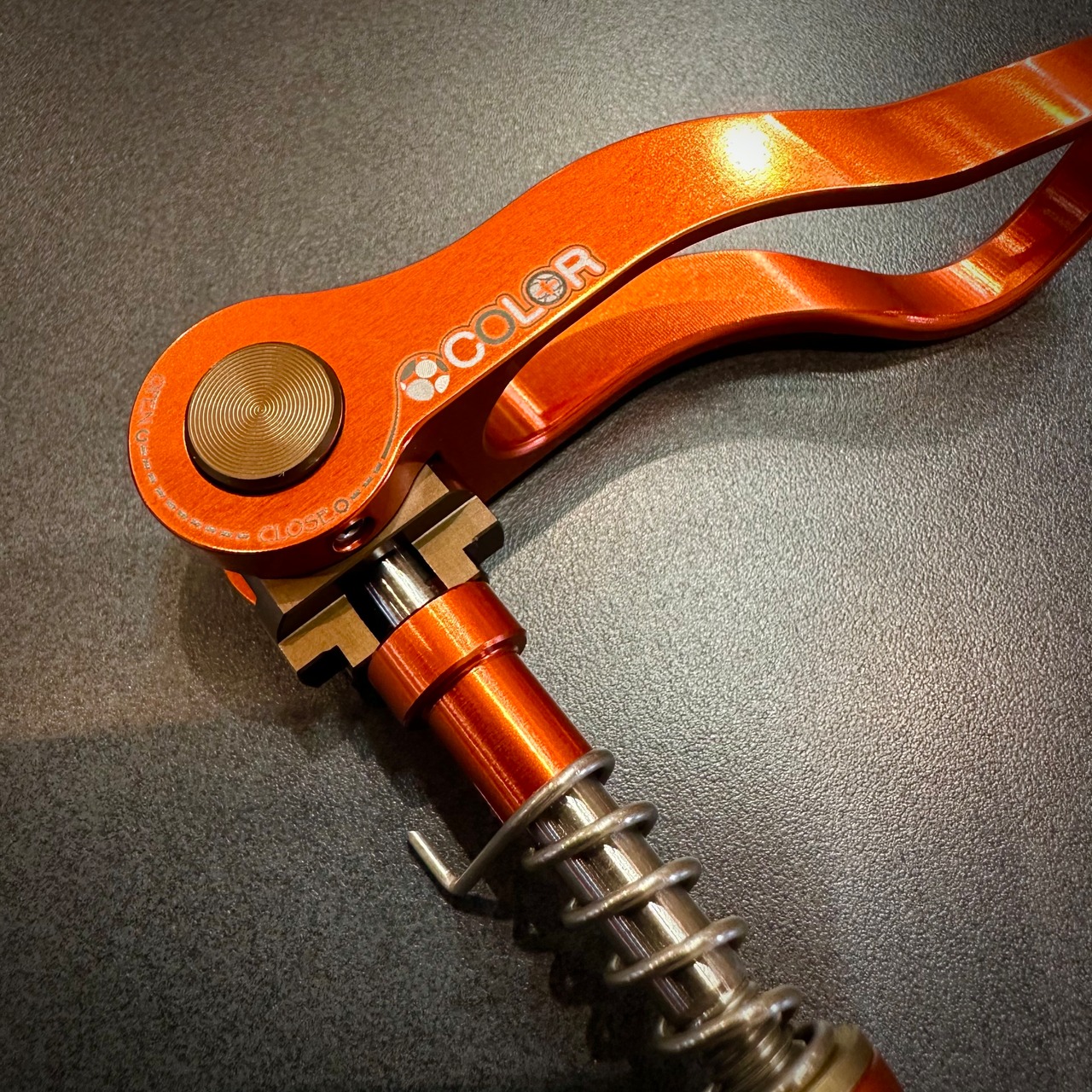 ColorPlus × Brompton Seatpost QR Set／Orange ※在庫限り