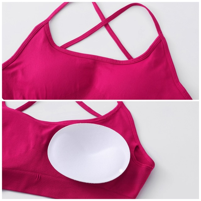 クロスストラップ バックデザイン スタイリッシュ ブラトップ 7col　D00442