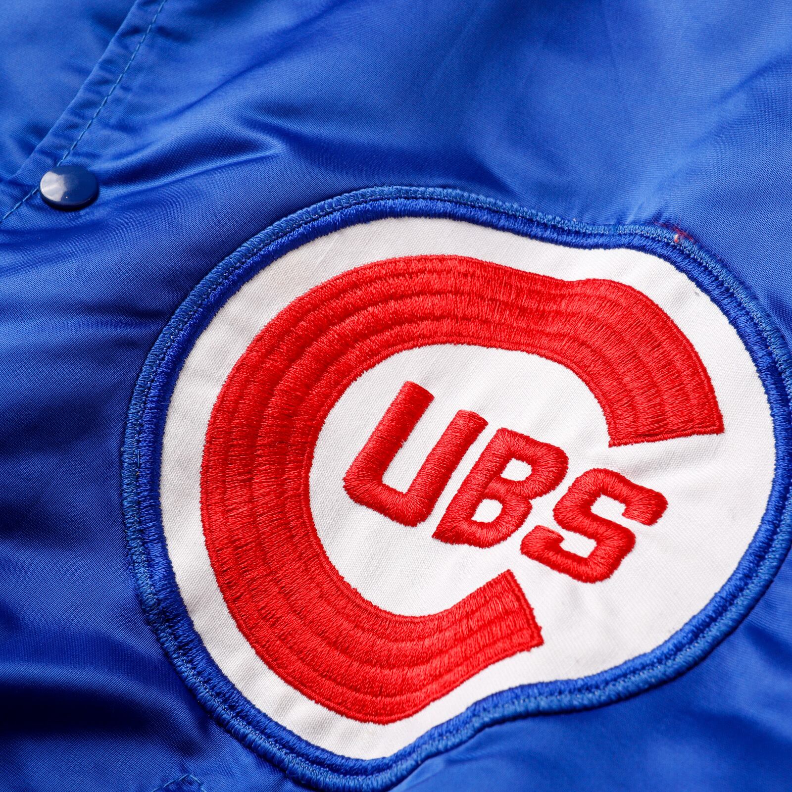 【極美品】70s MLB Chicago Cubs Wilson stadium jacket jumper made in USA big  size／ヴィンテージ メジャーリーグ シカゴ カブス ウィルソン スタジアムジャンバー USA製 サイズ44 実寸XL | ...