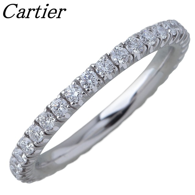 カルティエ エタンセル ダイヤ リング フルエタニティ #47 幅2.0mm 