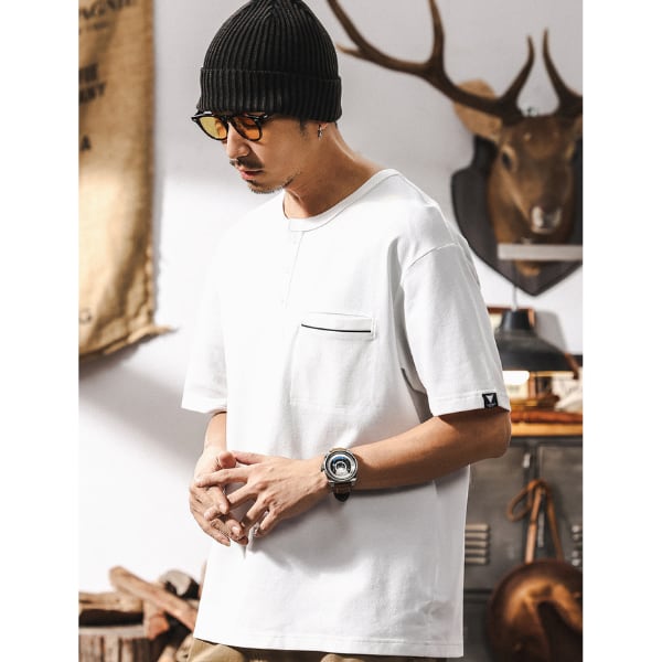 Front button design Tee P446