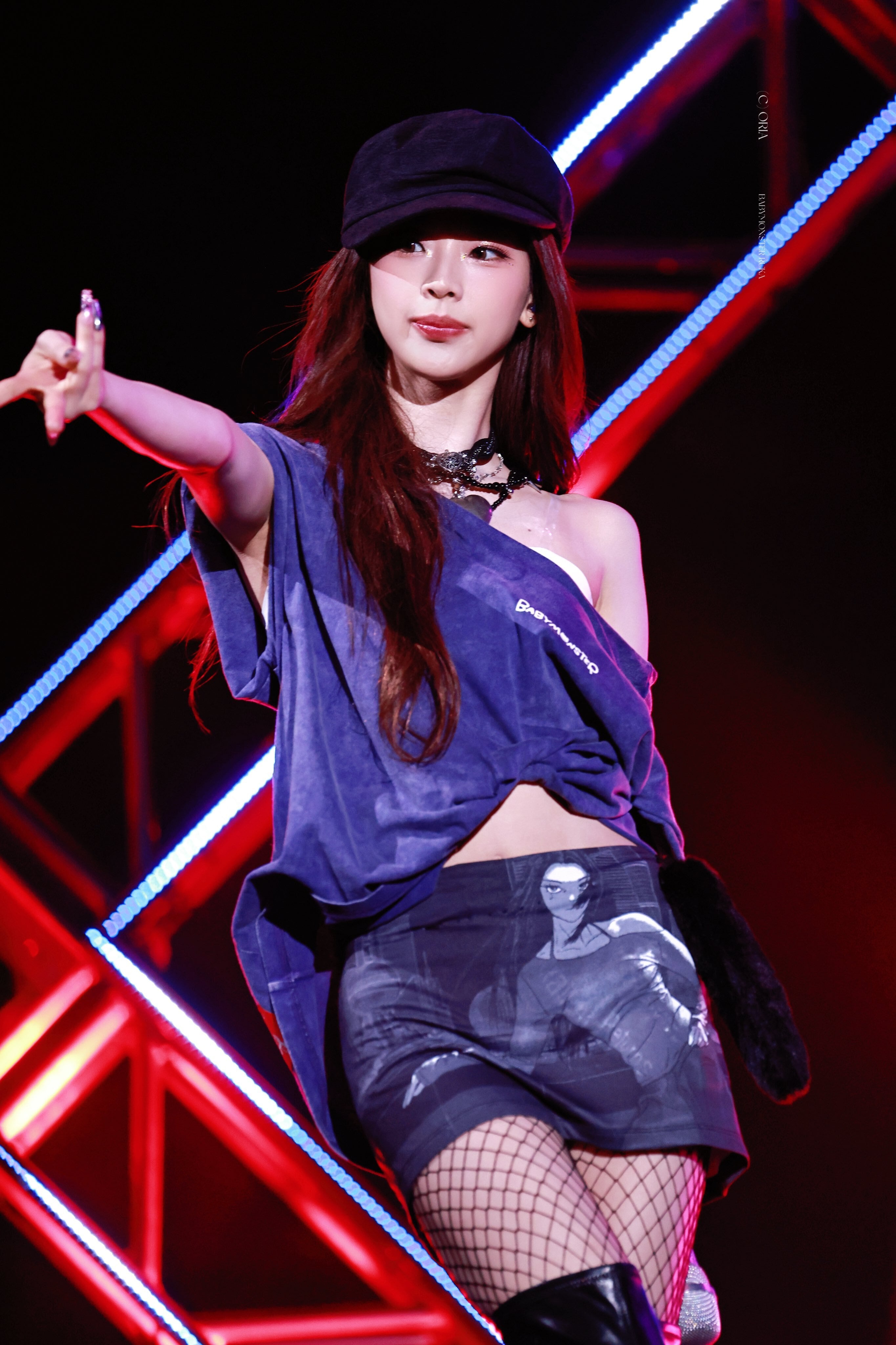 ☆BABYMONSTER ルカ 着用！！【NACHE】DRAWING SKIRT PANTS BLACK | もごつ