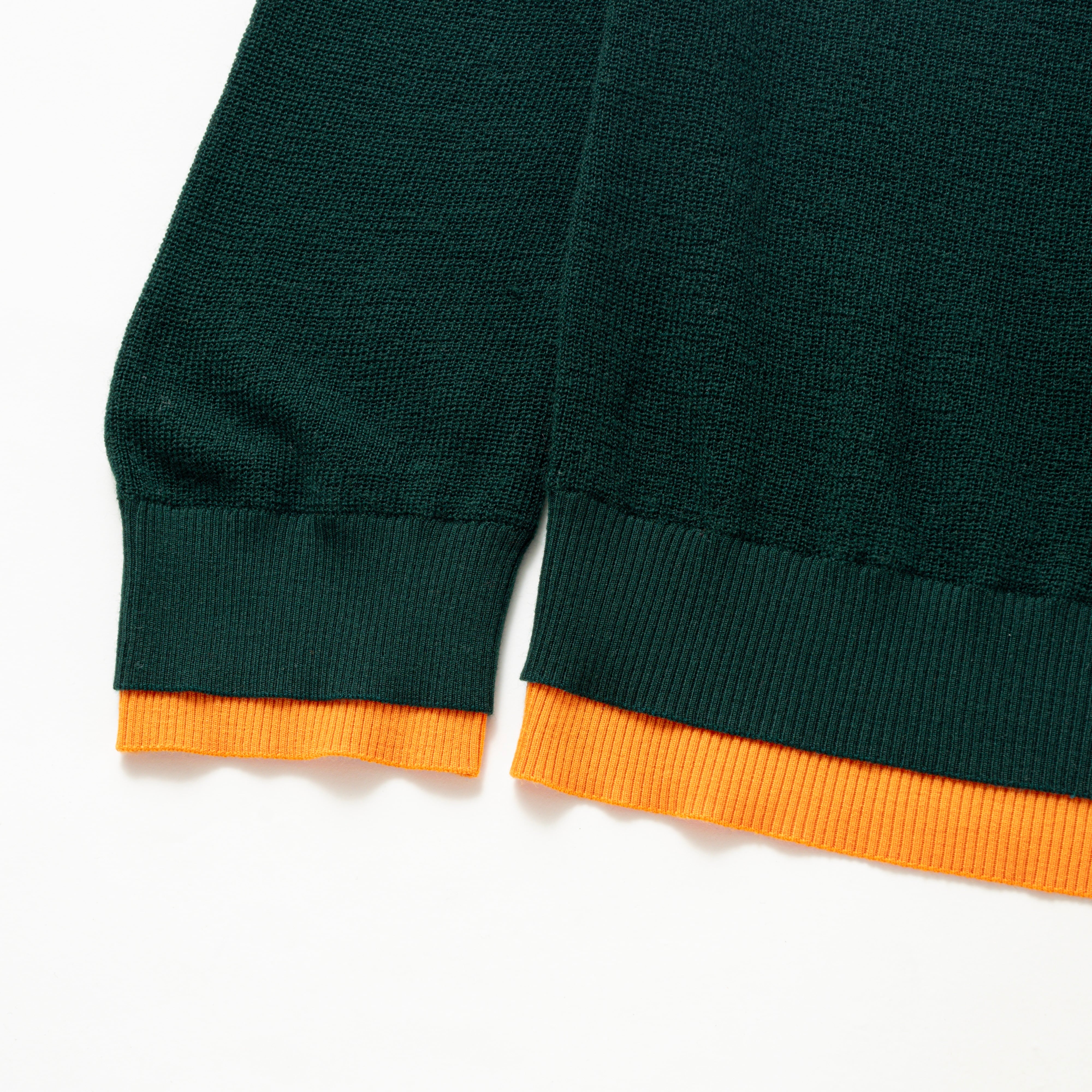 Layered knit cardigan（GREEN） | TTTMSW