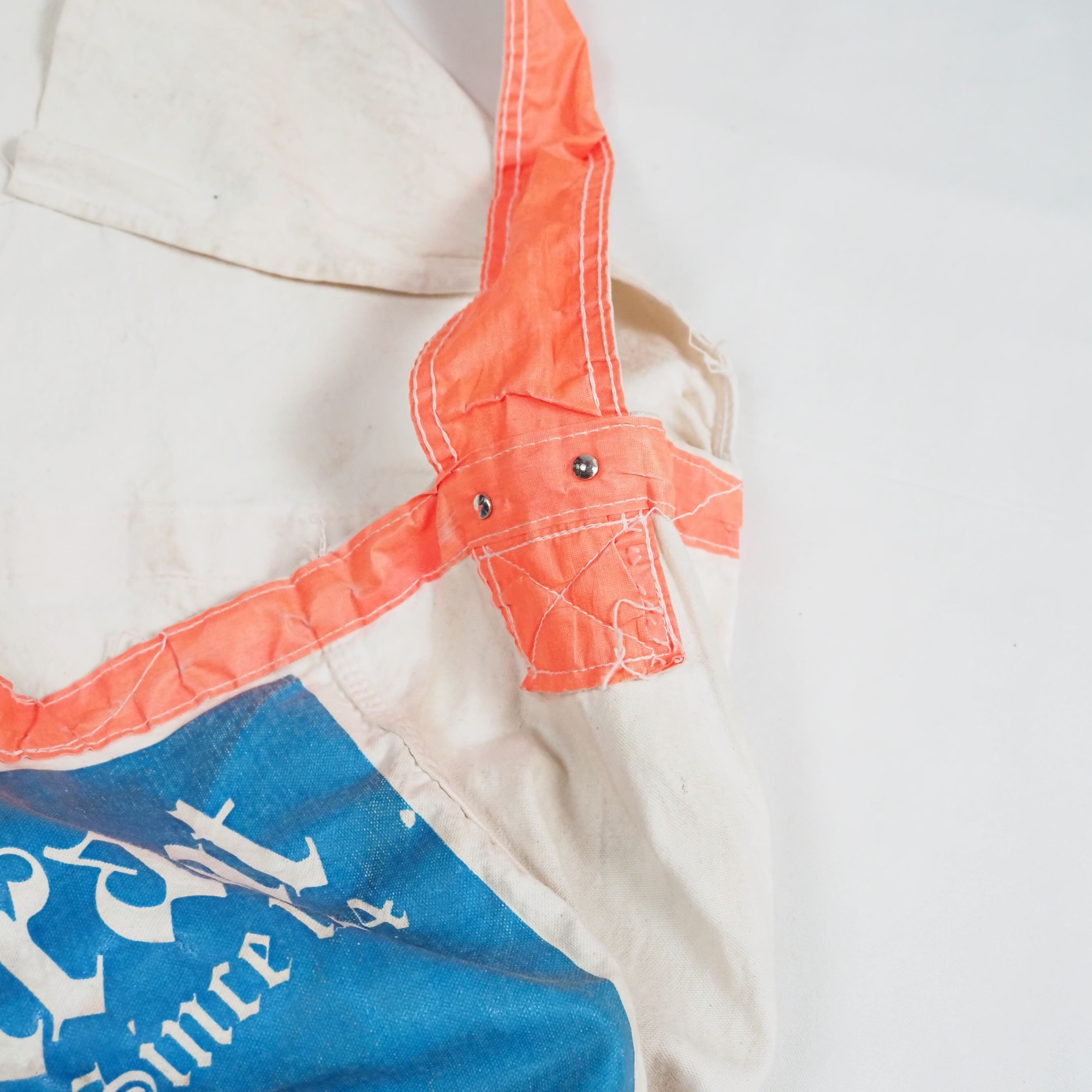 60s The Courant Reverse Stencil Newspaper Bag Vintage ニュース