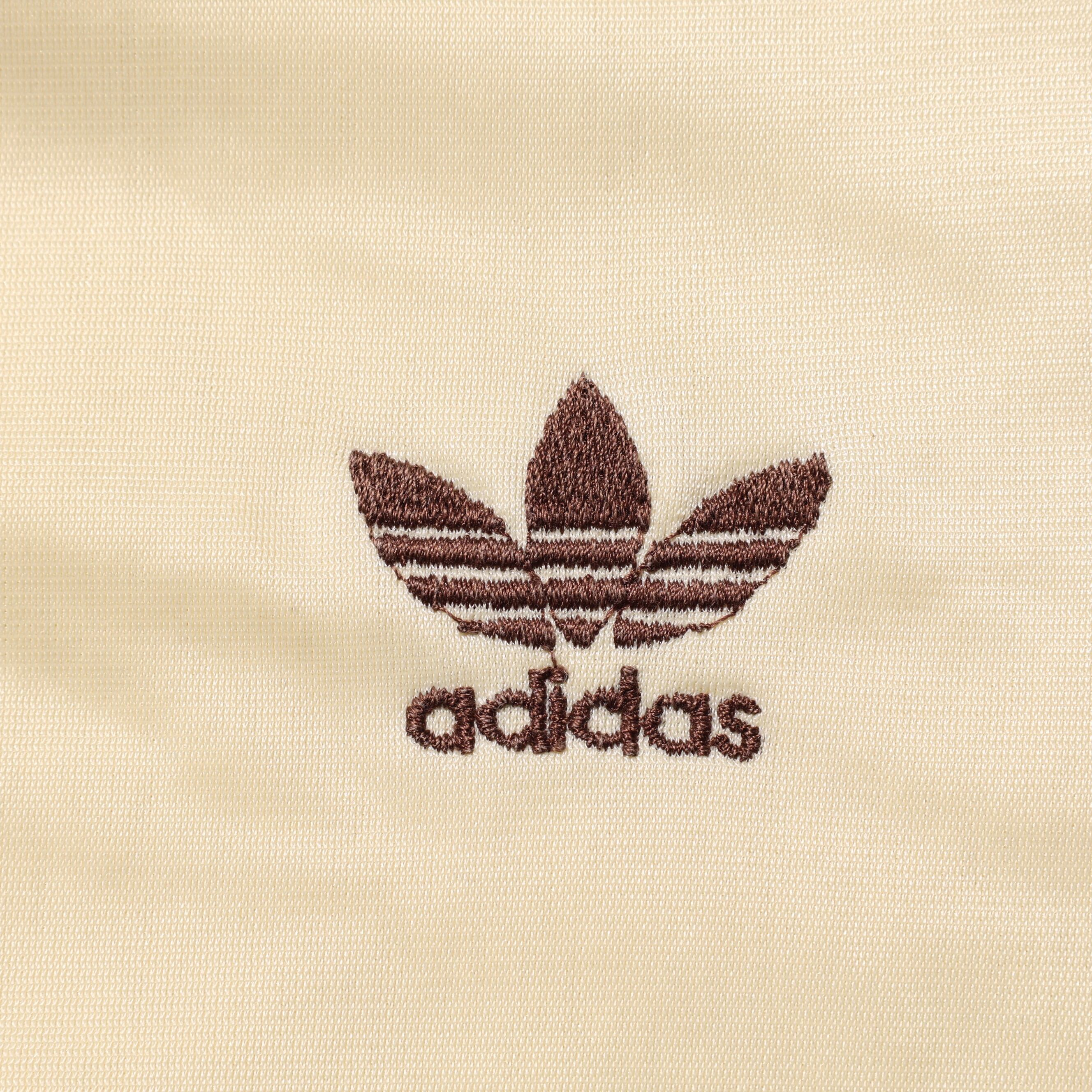 XL ベージュ×ブラウン ATP 80s USA adidas トラックジャケット 