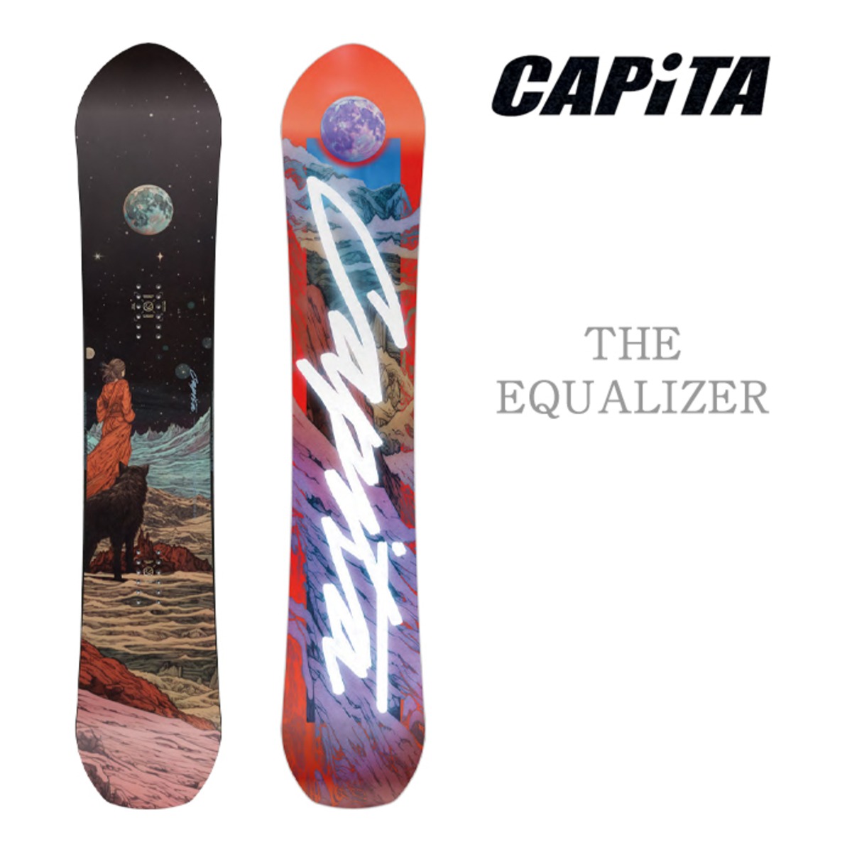 人気】【レア】CAPITA equalizer 146 キャピタ イコライザー スノーボード 
