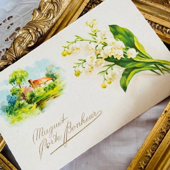 フランス アンティークポストカード 1909 [s062f] | shanachie