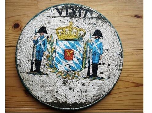 ターゲットボード 射撃標的 壁掛け飾り ババリア紋 ナポレオン 仏兵