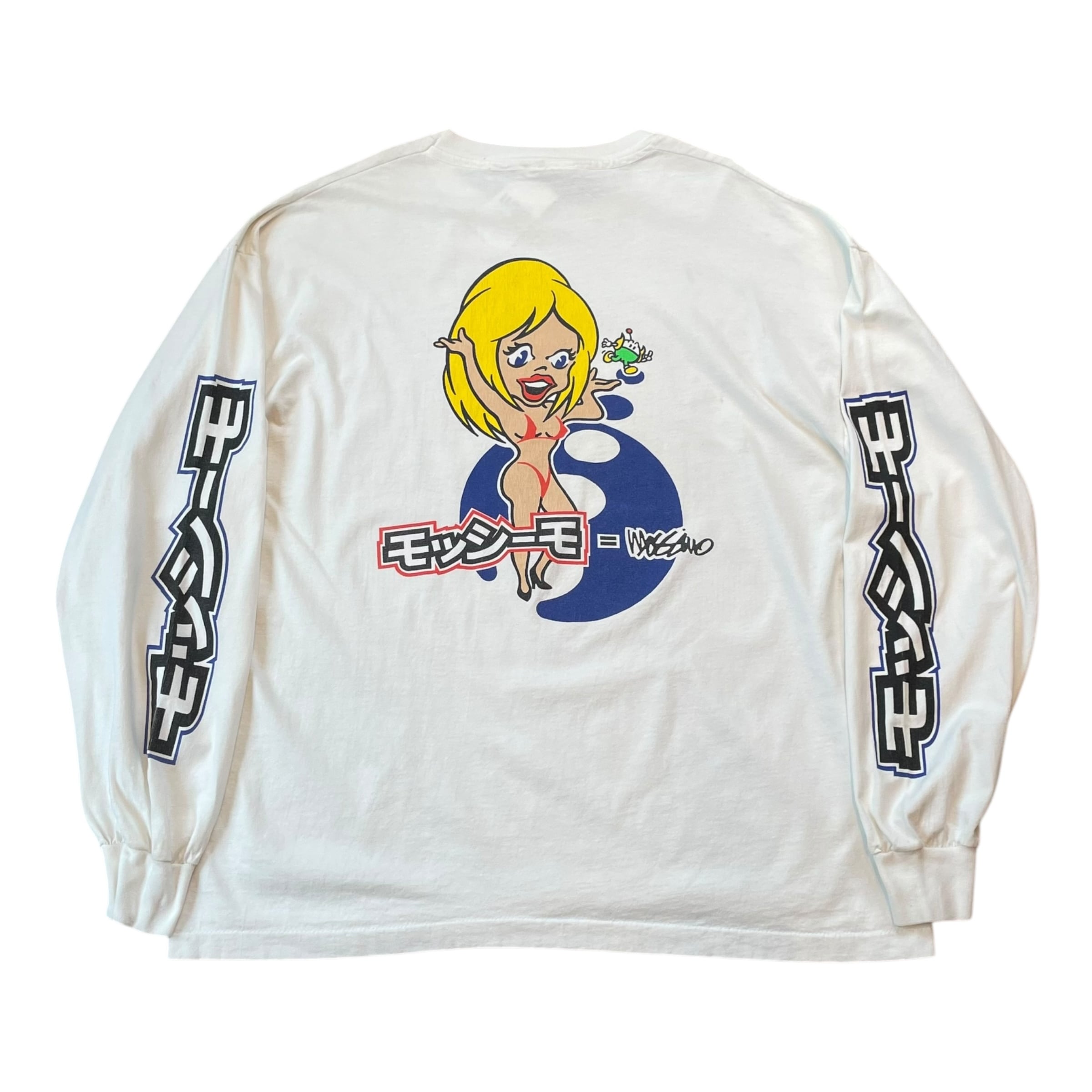 1990s mossimo "カタカナ" L/S T-shirt